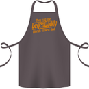 Legendaddy Funny Father's Day Daddy Cotton Apron 100% Organic Dark Grey