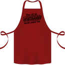 Legendaddy Funny Father's Day Daddy Cotton Apron 100% Organic Maroon