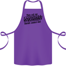 Legendaddy Funny Father's Day Daddy Cotton Apron 100% Organic Purple