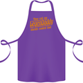 Legendaddy Funny Father's Day Daddy Cotton Apron 100% Organic Purple