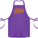Legendaddy Funny Father's Day Daddy Cotton Apron 100% Organic Purple