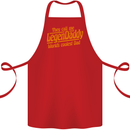 Legendaddy Funny Father's Day Daddy Cotton Apron 100% Organic Red