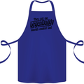 Legendaddy Funny Father's Day Daddy Cotton Apron 100% Organic Royal Blue