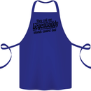 Legendaddy Funny Father's Day Daddy Cotton Apron 100% Organic Royal Blue