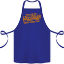 Legendaddy Funny Father's Day Daddy Cotton Apron 100% Organic Royal Blue