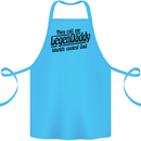 Legendaddy Funny Father's Day Daddy Cotton Apron 100% Organic Turquoise