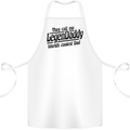 Legendaddy Funny Father's Day Daddy Cotton Apron 100% Organic White