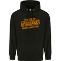 Legendaddy Funny Father's Day Daddy Mens 80% Cotton Hoodie Black