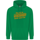 Legendaddy Funny Father's Day Daddy Mens 80% Cotton Hoodie Irish Green
