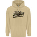 Legendaddy Funny Father's Day Daddy Mens 80% Cotton Hoodie Sand