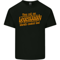 Legendaddy Funny Father's Day Daddy Mens Cotton T-Shirt Tee Top Black