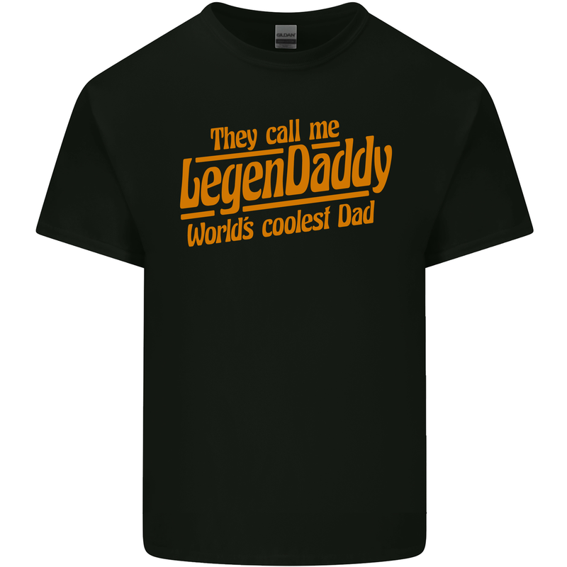 Legendaddy Funny Father's Day Daddy Mens Cotton T-Shirt Tee Top Black