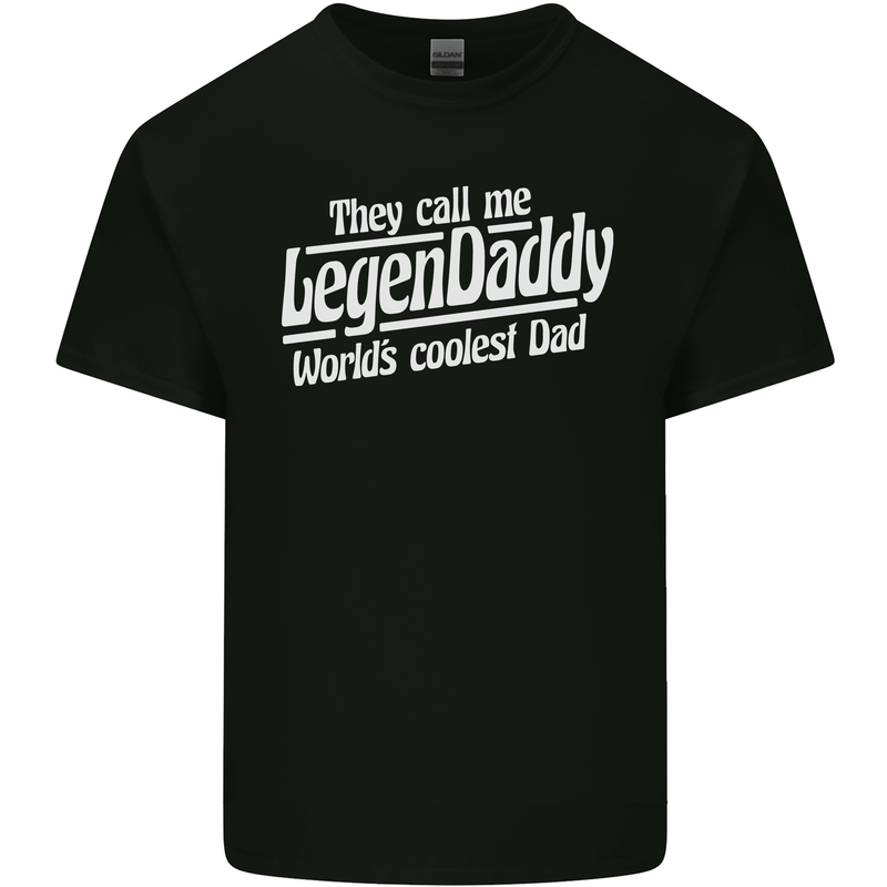 Legendaddy Funny Father's Day Daddy Mens Cotton T-Shirt Tee Top Black