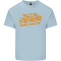 Legendaddy Funny Father's Day Daddy Mens Cotton T-Shirt Tee Top Light Blue