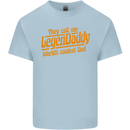 Legendaddy Funny Father's Day Daddy Mens Cotton T-Shirt Tee Top Light Blue