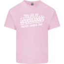 Legendaddy Funny Father's Day Daddy Mens Cotton T-Shirt Tee Top Light Pink