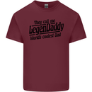 Legendaddy Funny Father's Day Daddy Mens Cotton T-Shirt Tee Top Maroon