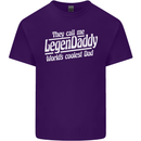 Legendaddy Funny Father's Day Daddy Mens Cotton T-Shirt Tee Top Purple