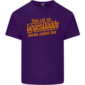 Legendaddy Funny Father's Day Daddy Mens Cotton T-Shirt Tee Top Purple