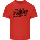 Legendaddy Funny Father's Day Daddy Mens Cotton T-Shirt Tee Top Red