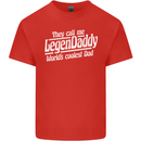Legendaddy Funny Father's Day Daddy Mens Cotton T-Shirt Tee Top Red
