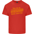 Legendaddy Funny Father's Day Daddy Mens Cotton T-Shirt Tee Top Red