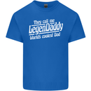 Legendaddy Funny Father's Day Daddy Mens Cotton T-Shirt Tee Top Royal Blue