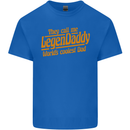 Legendaddy Funny Father's Day Daddy Mens Cotton T-Shirt Tee Top Royal Blue