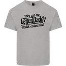 Legendaddy Funny Father's Day Daddy Mens Cotton T-Shirt Tee Top Sports Grey