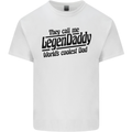 Legendaddy Funny Father's Day Daddy Mens Cotton T-Shirt Tee Top White