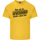 Legendaddy Funny Father's Day Daddy Mens Cotton T-Shirt Tee Top Yellow