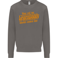 Legendaddy Funny Father's Day Daddy Mens Sweatshirt Jumper Charcoal