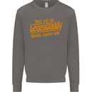 Legendaddy Funny Father's Day Daddy Mens Sweatshirt Jumper Charcoal