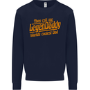 Legendaddy Funny Father's Day Daddy Mens Sweatshirt Jumper Navy Blue