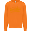 Legendaddy Funny Father's Day Daddy Mens Sweatshirt Jumper Orange