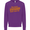 Legendaddy Funny Father's Day Daddy Mens Sweatshirt Jumper Purple