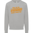 Legendaddy Funny Father's Day Daddy Mens Sweatshirt Jumper Sports Grey