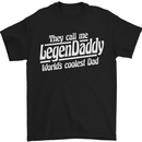 Legendaddy Funny Father's Day Daddy Mens T-Shirt Cotton Gildan Black