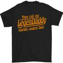 Legendaddy Funny Father's Day Daddy Mens T-Shirt Cotton Gildan Black