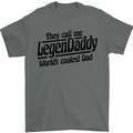 Legendaddy Funny Father's Day Daddy Mens T-Shirt Cotton Gildan Charcoal