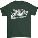 Legendaddy Funny Father's Day Daddy Mens T-Shirt Cotton Gildan Forest Green