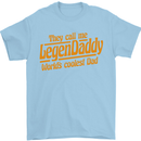 Legendaddy Funny Father's Day Daddy Mens T-Shirt Cotton Gildan Light Blue