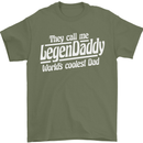 Legendaddy Funny Father's Day Daddy Mens T-Shirt Cotton Gildan Military Green
