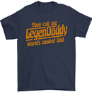Legendaddy Funny Father's Day Daddy Mens T-Shirt Cotton Gildan Navy Blue
