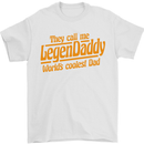 Legendaddy Funny Father's Day Daddy Mens T-Shirt Cotton Gildan White