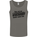 Legendaddy Funny Father's Day Daddy Mens Vest Tank Top Charcoal