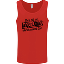 Legendaddy Funny Father's Day Daddy Mens Vest Tank Top Red