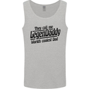 Legendaddy Funny Father's Day Daddy Mens Vest Tank Top Sports Grey