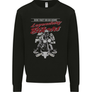 Legendary Bikers Skull Motorcycle Motorbike Kids Sweatshirt Jumper Black