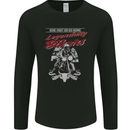 Legendary Bikers Skull Motorcycle Motorbike Mens Long Sleeve T-Shirt Black